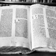 Two pages of the genuine Gutenberg bible, printed in 1455 or ‘56, is pictured in Kassel, Germany, 1975.